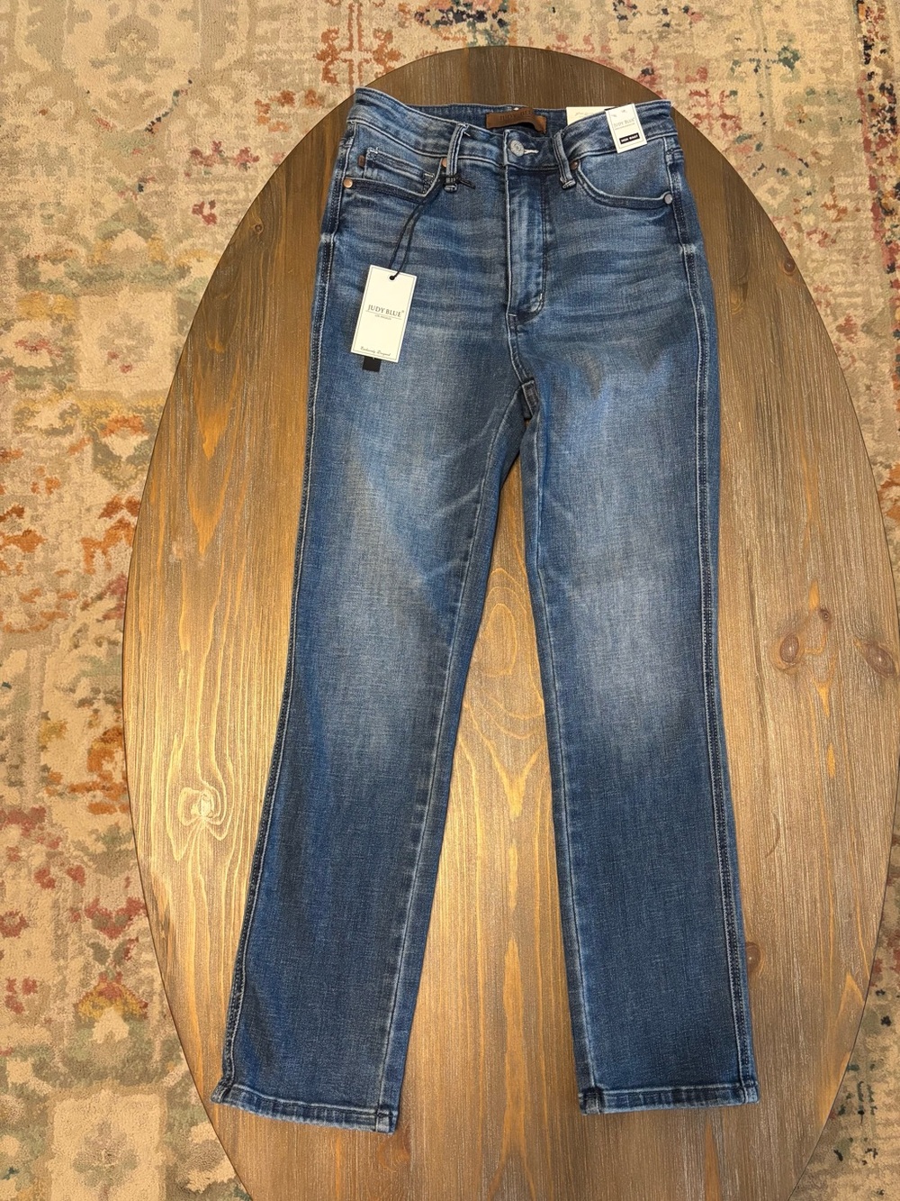 Judy Blue 5/27 Straight Fit High Rise Jeans Women BNWT JB78114 MD